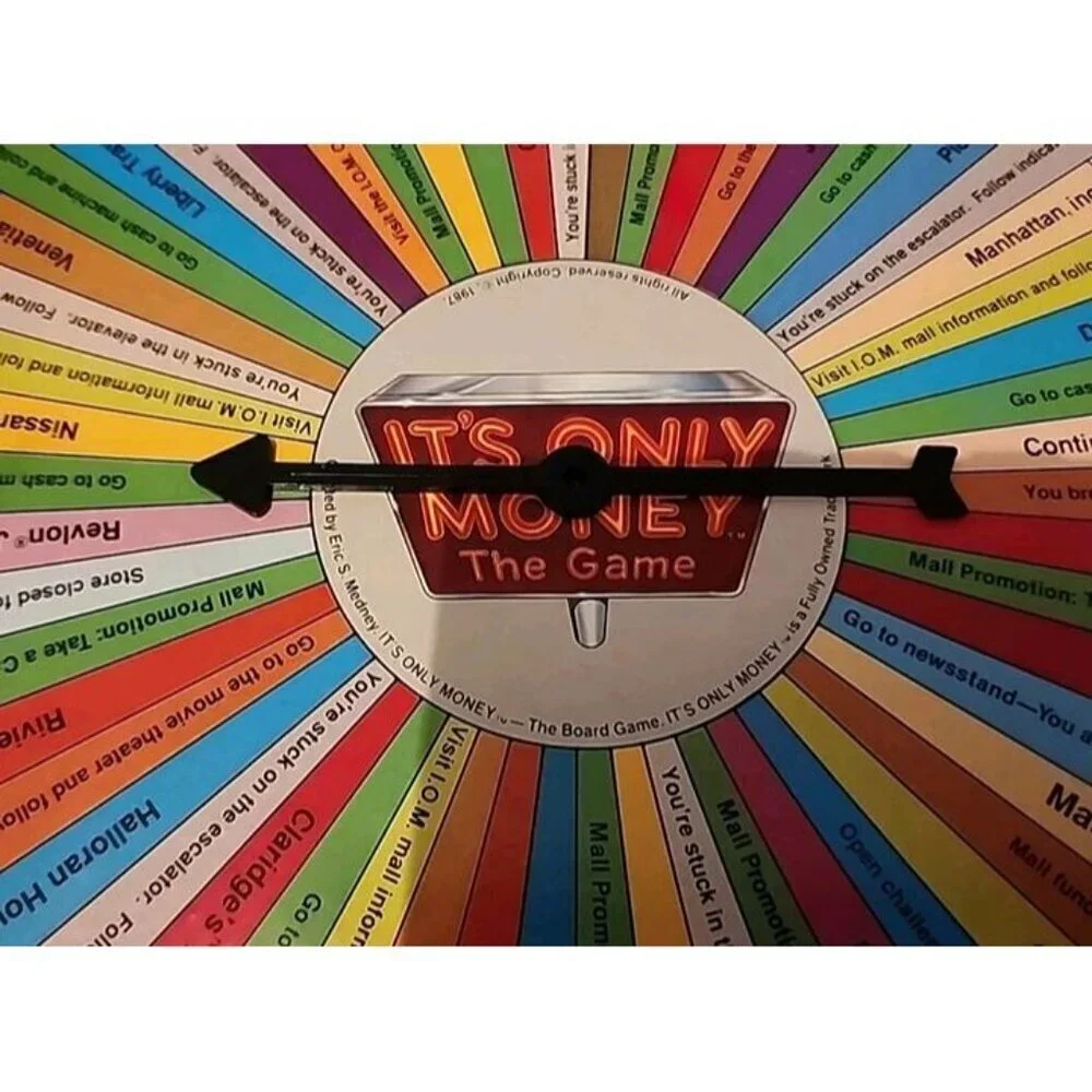 New VTG 1987 It's Only Money The Game Board Game Mall Strategy NEW